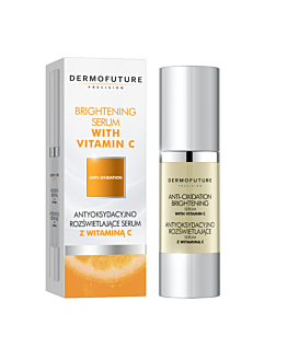 Dermofuture Anti-Oxidation Brightening Serum antyoksydacyjno rozświetlające serum z witaminą C do twarzy na noc, 30ml