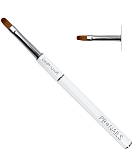 PB Nails Pędzelek do żelu Gel Brush Round #6