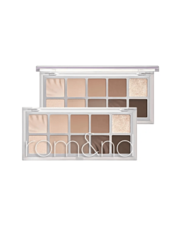 Rom&nd Better Than Palette 12 Sanded Anded Breeze Garden 8.3 g - paleta beżowo-brązowych cieni do powiek