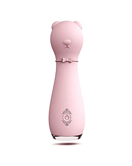 S-HANDE Bonnie wibrator podświetlany w kształcie kota z 9 trybami wibracji Light Pink
