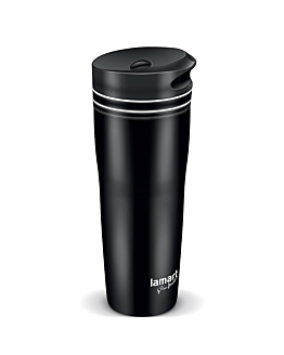 Lamart Kubek Termiczny  MANQ LT4049 Czarny 360 ml