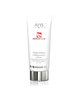 APIS Raspberry Glow maska żelowa z liofilozowanymi malinami, 200ml