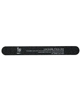 Peggy Sage 2-Way Nail File Coarse pilnik do paznokci dwustronny 100/100 czarny 1szt