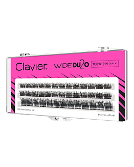 Clavier Wide Du2o kępki rzęs skręt C o objętości 36D 10-12-14mm