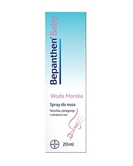 Bepanthen Baby Woda Morska, Spray do nosa dla dzieci i osób dorosłych