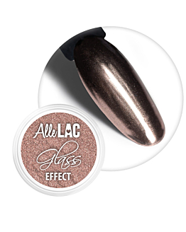 AlleLac Pyłek Lustrzany Glass Effect Brown Nr 10