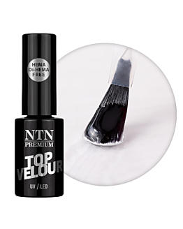 NTN Premium Top Hybrydowy Velour Matowy No Wipe Bez Przemywania Clear 5g