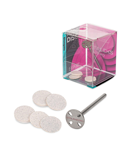 Staleks Pro Pododisk PDLset-10 Dysk Do Pedicure Zestaw Trzpień Dysk + Wymienne Nakładki XS 10 mm