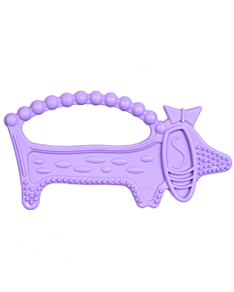 LUU Kids Gryzak Dla Dzieci Luuie The Dog Purple