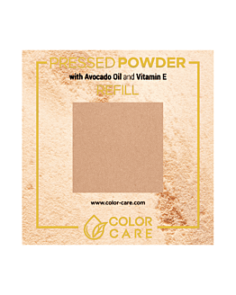 Color Care Puder Prasowany Wegański - Refill - 05 Dark Beige