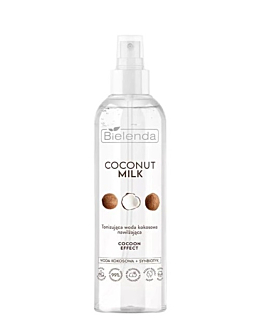 Bielenda Coconut Milk Tonizująca woda kokosowa nawilżająca Cocoon Effect