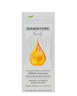 Bielenda Diamentowe Lipidy Diamentowo-lipidowy krem przeciwzmarszczkowy pod oczy