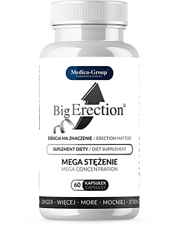 Medica-Group Big Erection, Suplement diety  na poprawę erekcji dla mężczyzn, Kapsułki