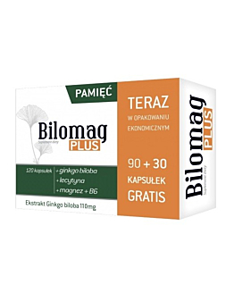 Bilomag Plus op.promocyjne kapsułki 90 kaps. + 30 kaps.