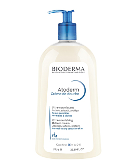 Bioderma Atoderm Creme De Douche Gel Crema Detergente 1000 ml