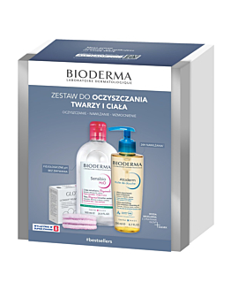 Bioderma Set Dermocosmetici Detergenti Viso e Corpo