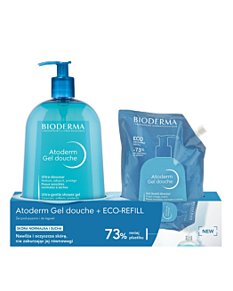 Bioderma Zestaw (Atoderm Gel Douche  + Eco-Refill)