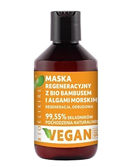Bioelixire Maska do włosów 55% Organiczna i Wegańska Silnie Regenerująca