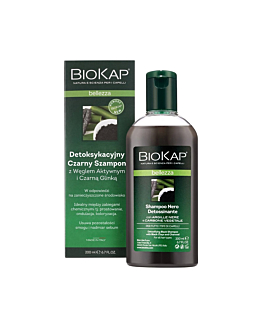 Biokap Bellezza Detoksykacyjny czarny szampon 