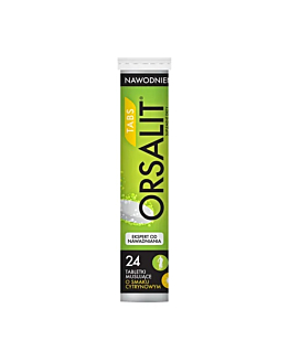 Orsalit Tabs, Tabletki Musujące O Smaku Cytrynowym + Magnez z Witaminą B6, Tabletki Musujące