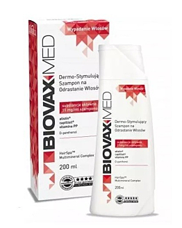 BiovaxMed Dermo-Stymulujący szampon na odrastanie włosów 
