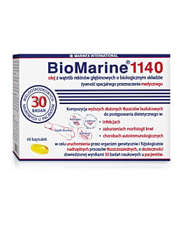 BioMarine 1140, Olej z wątroby rekinów głębinowych, Kapsułki
