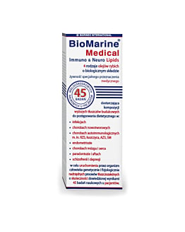 BioMarine Medical Immuno & Neuro Lipids 4 Rodzaje Olejów Rybich o Biologicznym Składzie, 200 ml