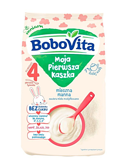 Bobovita Kaszka Manna Mleczno-Ryżowa Bez Cukru