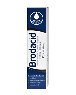Brodacid (50,4 mg + 100 mg )/g Płyn na skórę