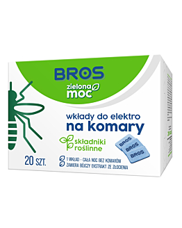 Bros Zielona Moc Wkłady do Elektro Na Komary