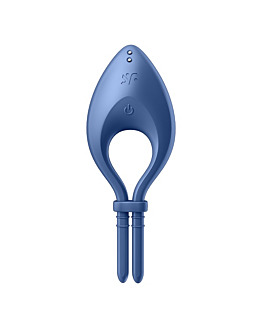 Satisfyer Anello Bullseye Connect App Blue - anello per erezione