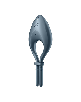 Satisfyer Anello Bullseye Connect App Dark Blue - anello per erezione