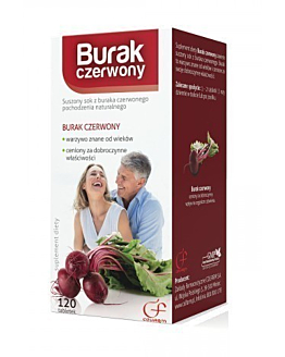 Burak czerwony Tabletki