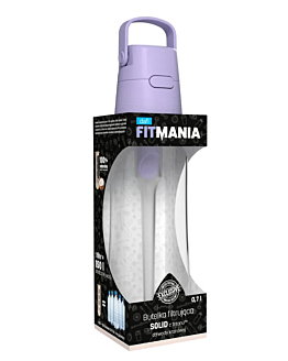 Dafi Solid Fitmania Lavender 0,7l - Butelka z wkładem filrtującym