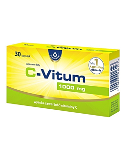 C-Vitum Oleofram, Witamina C 1000 mg, Kapsułki