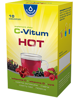 C-Vitum Hot,  Suplement diety na wzmocnienie odporności, Saszetki