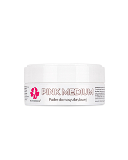Allepaznokcie Pink Medium Puder Akrylowy Do Paznokci Nr 4 30 g