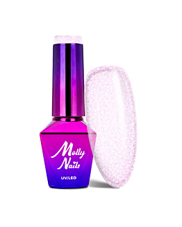 MollyNails Bling It On! Sucree Lakier Hybrydowy UV LED Nr 500 8 g