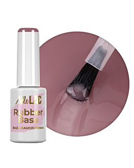 AlleLac Baza Kauczukowa Do Paznokci Rubber Base Hybrydowa Mauve Mystery Nr 11 7g