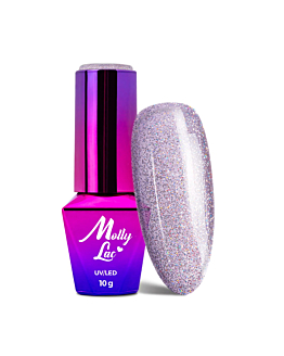 MollyLac Wedding Dream and Champagne Lakier Hybrydowy UV LED Nr 386 Party Fusion 10 g