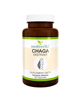 Medverita CHAGA ekstrakt 400 mg 60 kapsułek