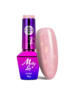 MollyLac Sparkling French Lakier Hybrydowy UV LED Nr 701 Wedding Party 10 g