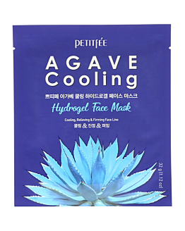 Petitfee Agave Cooling Hydrogel Face Mask, Maska na bazie hydrożelu, 32g