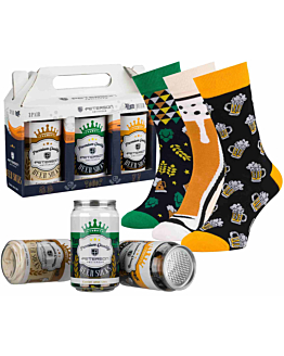 Peterson skarpety męskie 39-44 prezentowe piwo śmieszne 3-pack na prezent