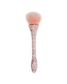 Color Care Pędzel do makijażu Crystal - Pink and silver