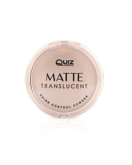 Quiz Cosmetics Matte Translucent Powder transparentny puder matujący N°01, 10g
