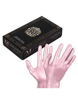 Top Glove Beaute Luxe Rękawiczki Jednorazowe Nitrylowe Diagnostyczne i Ochronne Perłowe Rozmiar M 50 szt.