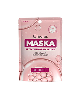 Clavier Maska przeciwzmarszczkowa w płachcie z retinolem, 25ml