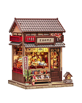Habarri Miniaturowy domek Book Nook - Japońskie sensu