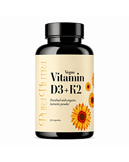 Pura Nutra Vegan Vitamin D3+K2, 30 kapsułek